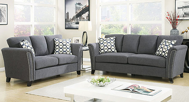 Campbell Sofa and Loveseat